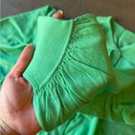 COS Green Button-Up Superfine Wool Knitwear Photo 5