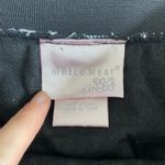 Vintage Metrowear white black geometric pull on stretch mermaid midi skirt M Size M Photo 4