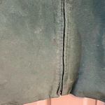 Pendleton  Leather Suede Jacket Teal Green Zip Front Lined Size Large Photo 5