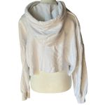 Levi's  White Cropped Hoodie‎ with Cute Strawberry Graphic Lounge Casual Large Photo 3