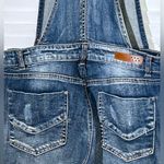 Dollhouse  Juniors Size 9 denim blue jean overalls distressed Photo 6