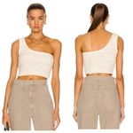 NWT Jonathan Simkhai Delilah Bralette Top in Ivory Photo 1