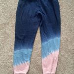 PINK - Victoria's Secret vs pink navy, teal, and pink tie dye joggers Photo 5