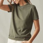 American Giant Women's Vintage Crew Tee Size L Made in USA Green Size L Photo 0