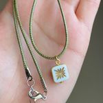 Handmade unique quality Czech glass bead fairy boho vintage retro style necklace🌿✨ Photo 9