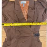 Tahari Vintage 90s  blazer jacket dress size 2‎ brown Photo 2