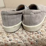 Stuart Weitzman  Gray Suede Slip One Shoes- Size 11.5 Photo 3
