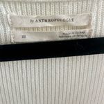 Anthropologie Lace Balloon Sleeve Ribbed Sweater Ivory Cream White XS Photo 5