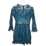 Lovers + Friends Shimmer Cutout Lace Mini Dress Holiday New Years XS Photo 7