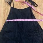 Stillwater Black Double Gauze Some Beachy Overalls Sz S Photo 3