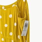 Wilfred NWT Aritzia Women’s Isabelle Polka Dot Mini Dress Sz 8, Yellow & White Photo 2