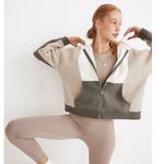 Madewell MWL Betterfleece Colorblock Zip Hoodie Sweatshirt Sz XS Photo 1