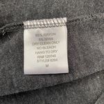 Mystree Sz M open front rouched top sleeveless cardigan top grey Photo 5