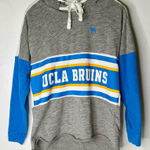 PINK - Victoria's Secret  Hoodie Womens XS Blue Gray UCLA Bruins Pullover Sweatshirt Photo 0