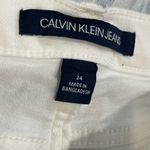 Calvin Klein Jeans White High Rise Jean Shorts Size 24 Photo 5