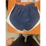 Nike Dri-FIT 3" Lined Running Shorts Women's Small Navy And White Stripe Photo 1