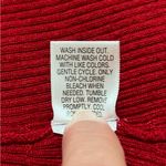 Dana Buchman  Vibrant Red Cardigan Sz S Photo 3