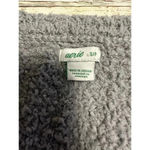 Aerie  Cropped Sherpa Sleeveless Tank Size Small Gray Fuzzy Top Photo 2