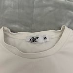Tiger Mist  White Hibiscus Flower Crop Top Photo 3