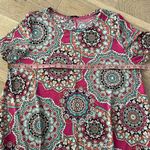 JODIFL Colorful Medallion Boho Jersey Swing Dress | Fits L–XL Vibrant Print Photo 6