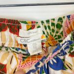 C&C California  100% Linen Colorful Floral Wide Leg Pants Photo 5