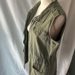 Fresh New York Olive Utility Vest – Streetwear Tactical Layer Green Size M Photo 3