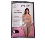 Brand New Curveez Women's Size 2XL XXL Chocolate Brown Second Skin Thigh Slimmer Photo 4