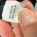 Kay Unger  Printed Ruched Mini Bodycon Dress XS Teal Black & White Y2K Baddie Photo 11