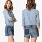 joe's jeans JOE’S • Collector's Edition The Ozzie 4" Cut Off Short denim blue jean frayed Photo 2
