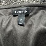 Torrid Black Sliver Metallic Pull On Sparkle Pencil Skirt Women's Size 2 / 2X Photo 5