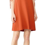 See By Chloe SEE BY CHLOÉ Ruched Sleeve Mini Shift Dress in Pepper Red. Size 38 or US 6 Photo 0