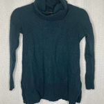 Adrienne Vittadini  Luxe Dark Green Cowl‎ Neck Long Sleeve Sweater Photo 0