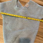 Hippie Rose Light Blue Twist Back Sweater M Photo 2