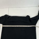 J.Crew Size L Sweatshirt Leopard Ruffleneck Pullover Woven Zip Black Factory Size L Photo 11