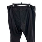 Habitat Black High Waisted Wide Waistband Pull On Soft Knit Pants Womens XL Photo 4