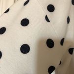 Cherish  white and navy blue polka blouse Photo 3