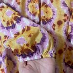 Elie Tahari Elie By Bright Floral Abstract geometric Blouse Modal Size XS Art Photo 2