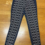 Trina Turk  Navy Embroidered Preppy Coastal Boho Career Zip Ankle Pants 2 Photo 0