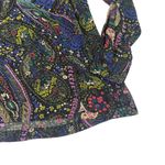 Anthropologie Dolan  Paisley Sheer Long Sleeve Shirt Top Blouse Size XS Women's Photo 5