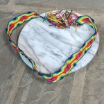 Handmade Rainbow Tie Braided Belt Tassel Ends Retro Hippy Pride Fringe Vibrant Colors Photo 3