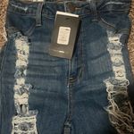 Ripped Overall Shorts Size M Photo 0