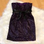 Speechless  strapless sequined dress purple size 9 Prom Hoco New Years Party Photo 6