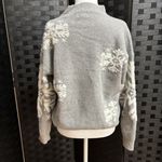 Telluride Clothing Co Reindeer Sweater Womens S Gray Holiday Christmas Soft Cozy Photo 2