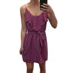 Rebecca Taylor Silk Ruffled Dress Medium Photo 5