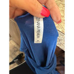 Zenana Outfitters Women's Premium Blue Sleeveless Peplum Tunic Top M Photo 6