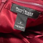 White House | Black Market  Burgundy Strapless Dress EUC Size 2 Photo 3