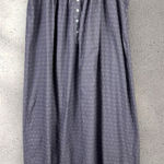 Eileen West Gown Nightgown Womens Sz S Gray Long Swiss Dot Lace Cottagecore Midi Photo 0