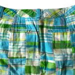 Cape Madris Skirt Size 6 Plaid Button Zip Green Yellow Blue Pockets Maine EUC Photo 8