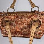 Kathy Van Zeeland  Paisley Shoulder Bag in Tan and Brown Photo 5