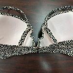 Shade & Shore  Leopard Print V-Wire Bikini Top Size 34D Photo 1